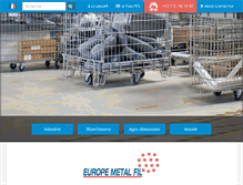 Tablet Screenshot of europemetalfil.fr